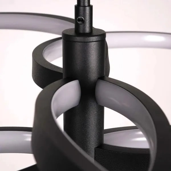 Lampada a sospensione LED su cavo RIBBON LED/37W/230V 4000K nero