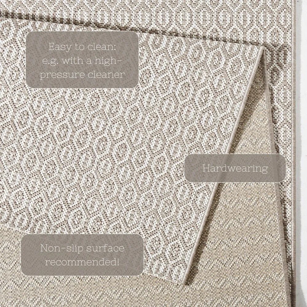 Tappeto grigio per esterni , 200 x 290 cm Coin - NORTHRUGS