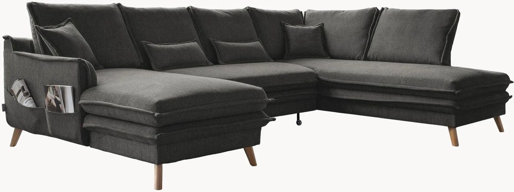 Divano angolare panoramico 8 posti con contenitore Charming Charlie, sinistra