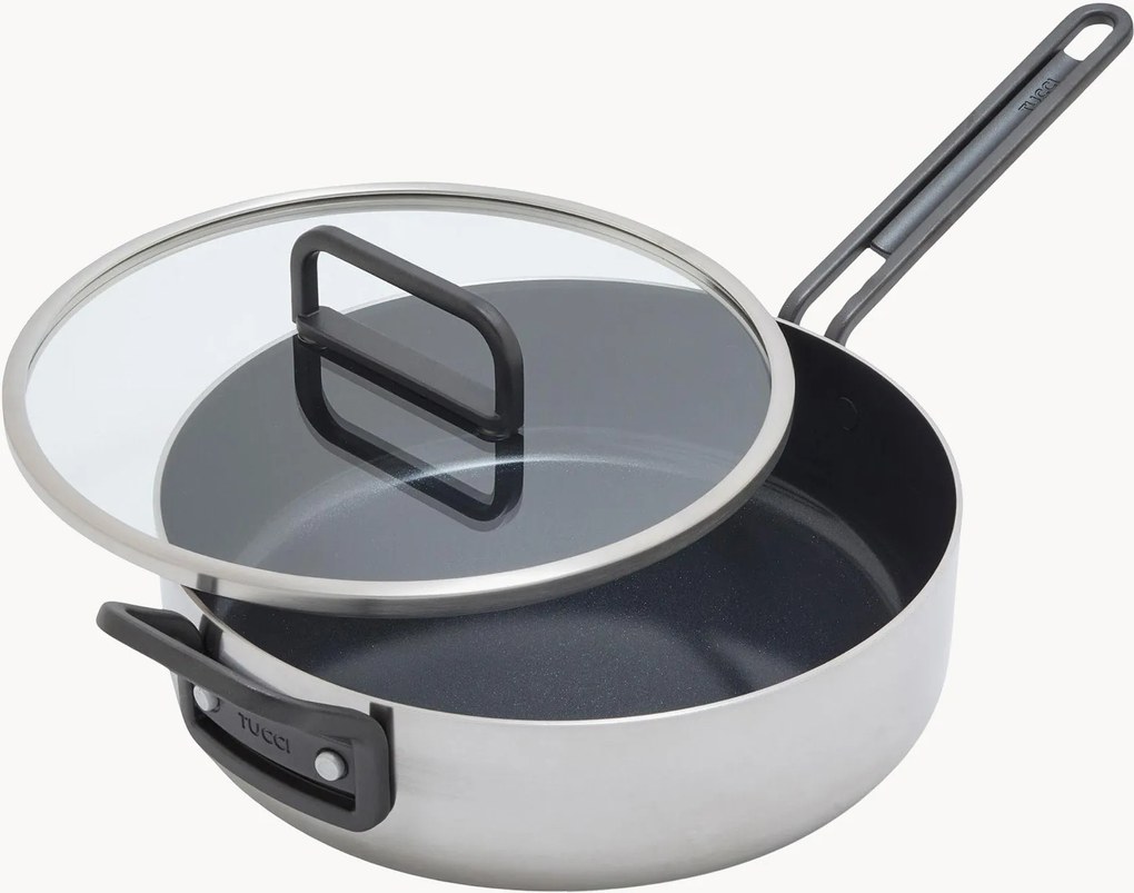 Padella con rivestimento antiaderente e coperchio Mss