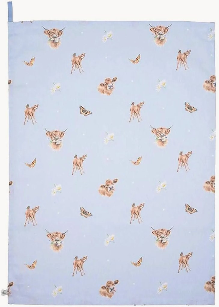 Strofinaccio in cotone Farmyard Friends