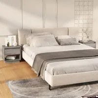 Comodini 2 pz Grigio Sonoma 45x34x44 cm in Truciolato 812984