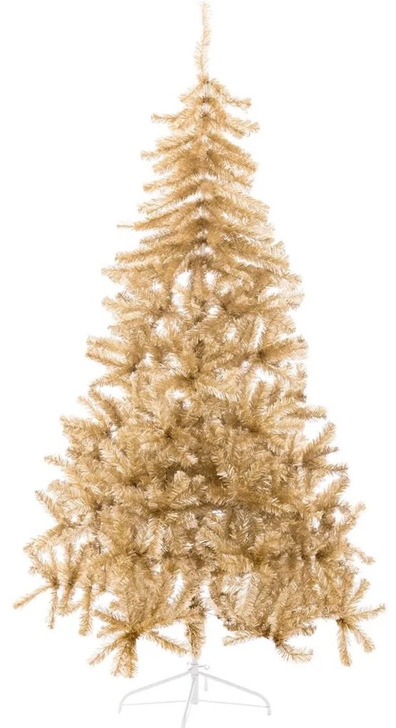 Albero di Natale Dorato Metallo Plastica 210 cm