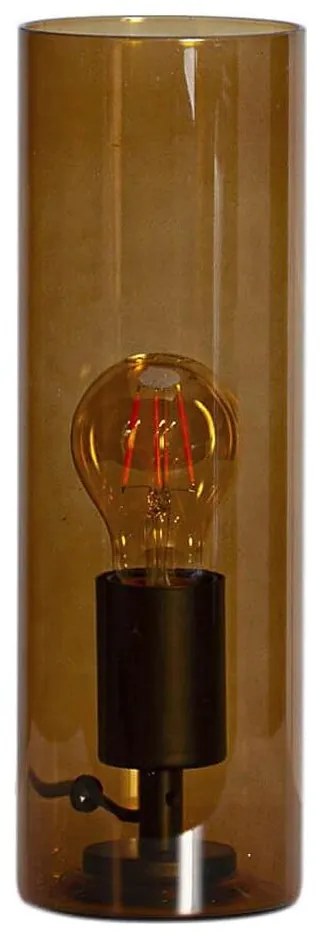 ByRydens 2820570-5512 - Lampada da tavolo FLAKE 1xE27/8W/230V marrone/fumé