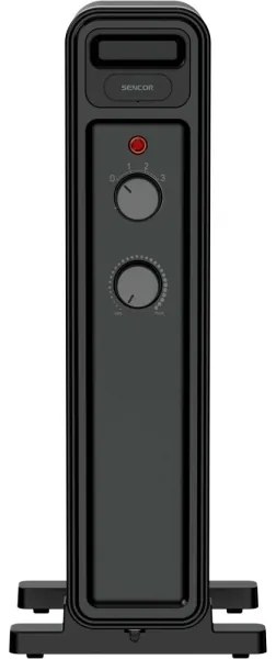 Sencor - Radiatore a olio con 7 elementi 600/900/1500W/230V nero