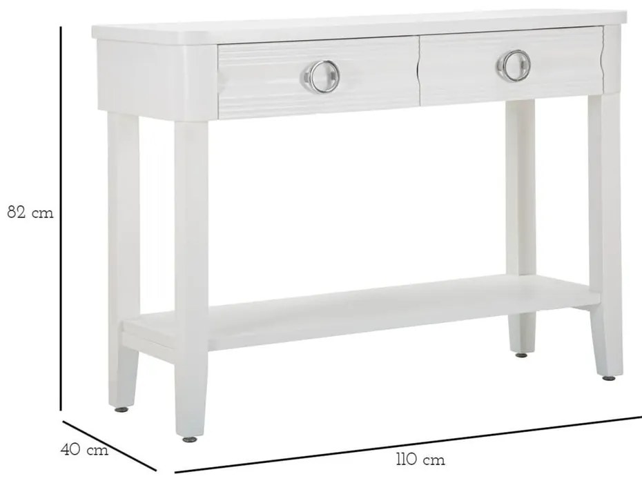 Consolle in legno di abete bianco 40x110 cm Shine - Mauro Ferretti