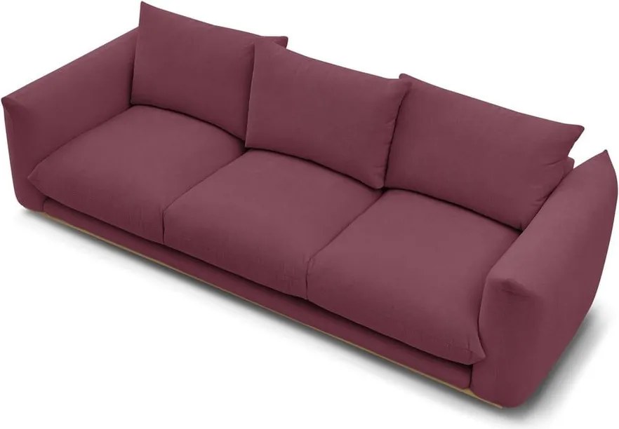 Divano burgundi 265 cm Ernest – Bobochic Paris