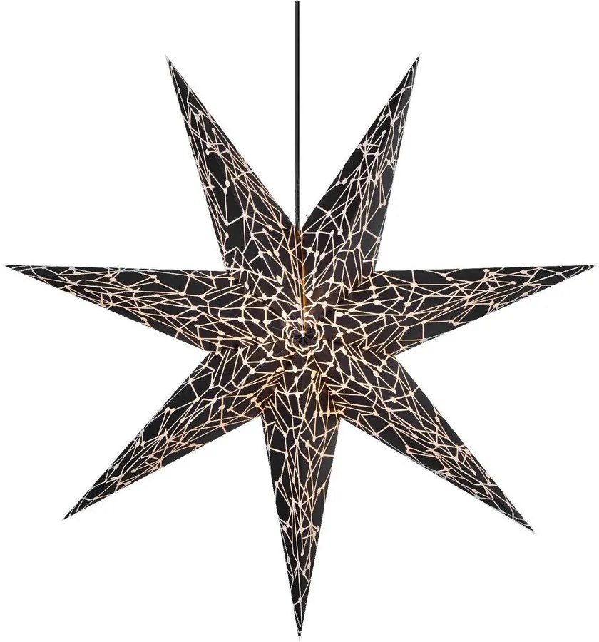 Decorazione luminosa natalizia nera Karla - Markslöjd