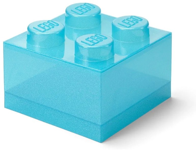 Scatola per bambini azzurra in plastica 25x25x18 cm – LEGO®