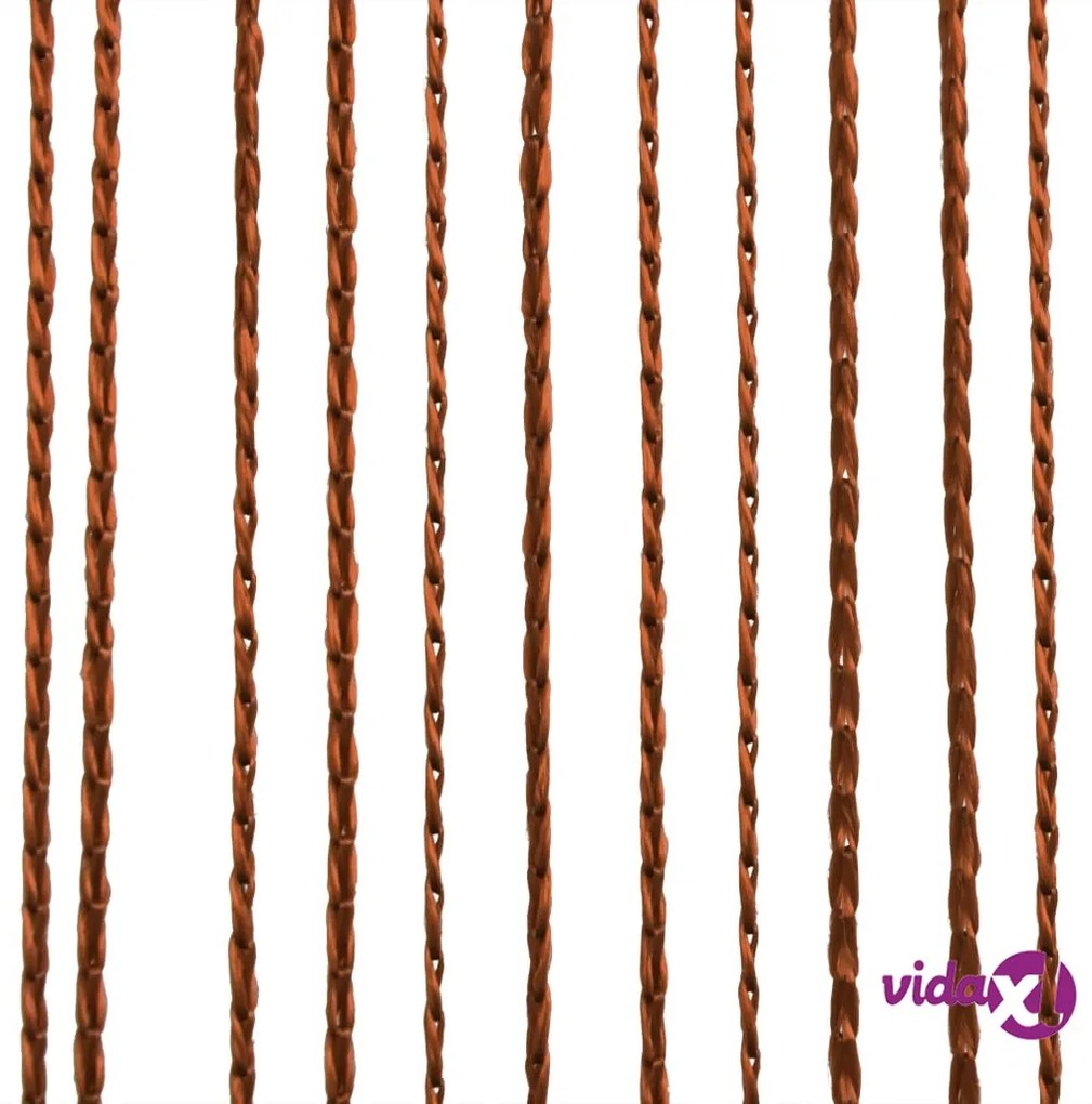 vidaXL 2 Pz Tende a Fili 140x250 cm Marroni