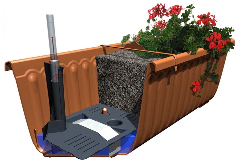 Cassetta di plastica per l'irrigazione 80 cm Siesta - Plastia