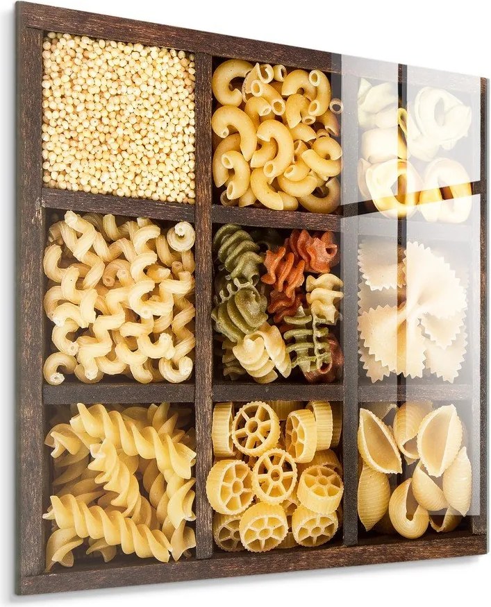 Dipinto su vetro 30x30 cm Pasta Box – Styler