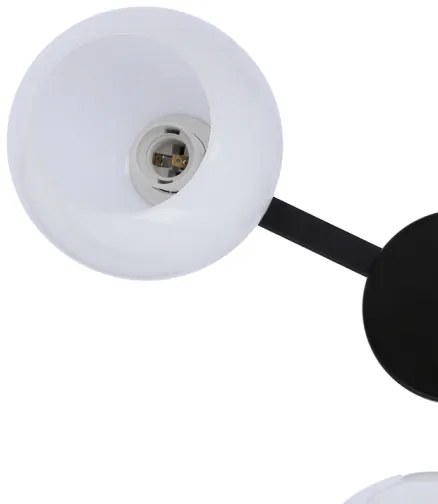 Lampadario a sospensione con filo CALDERA 3xE27/60W/230V nero