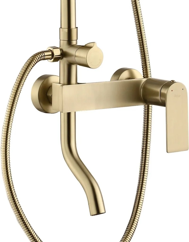 Set doccia REA STORM GOLD BRUSH