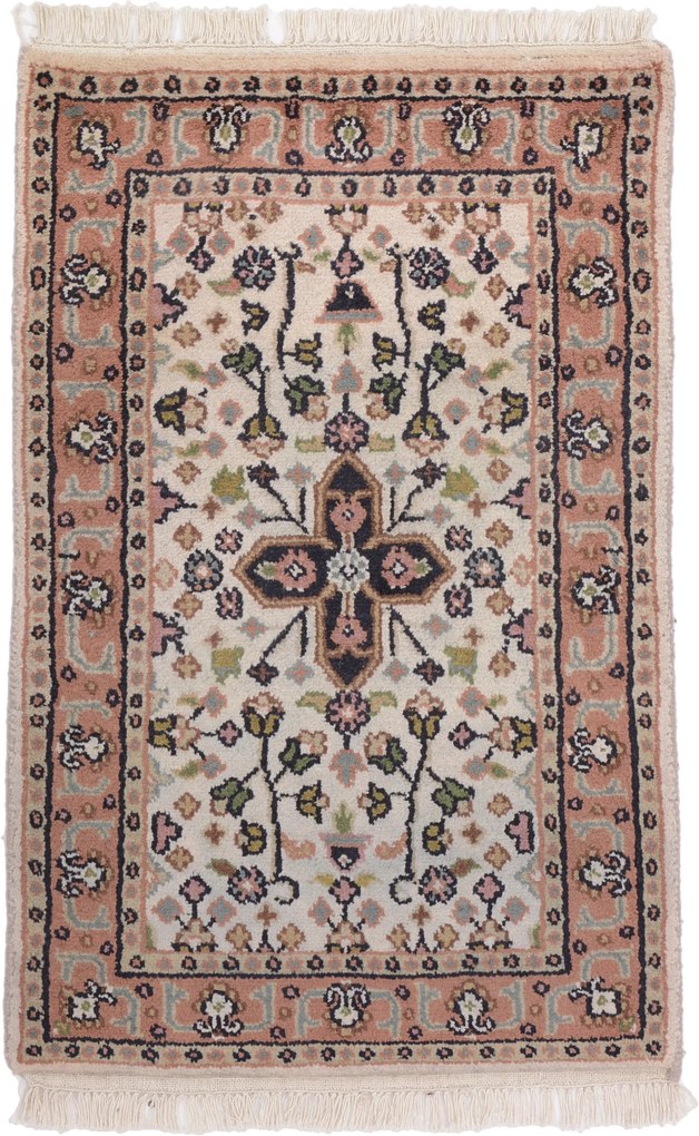 Persian Tappeto orientale 60x90 (Indian) Annodato A Mano