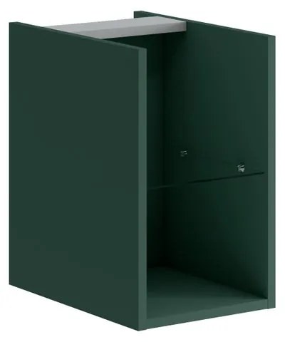 Base per mobile bagno Opera P 45.5 x L 30 x H 50 cm laccato opaco verde foresta