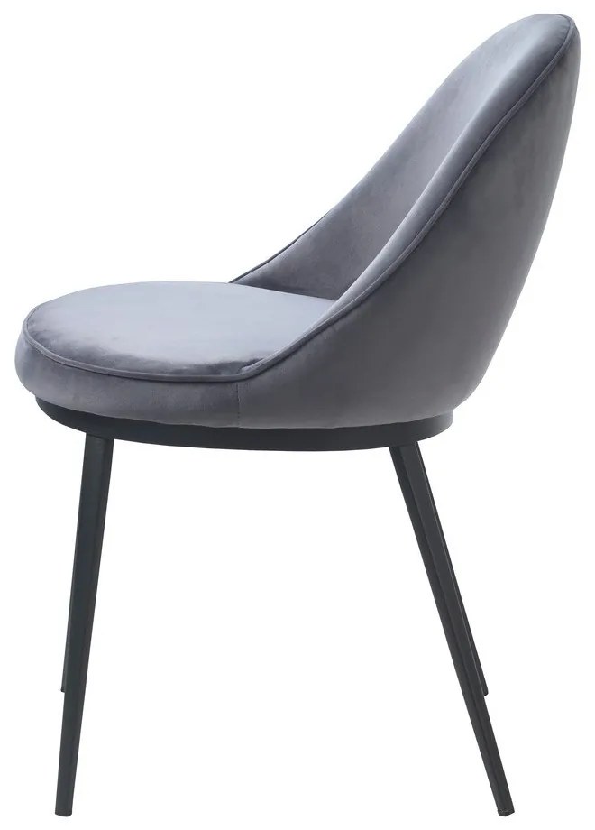 Sedia da pranzo grigia Gain - Unique Furniture