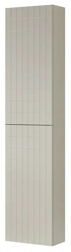 Colonna per mobile bagno Pixel Grid 2 ante P 27 x L 30 x H 160 cm grigio pastello