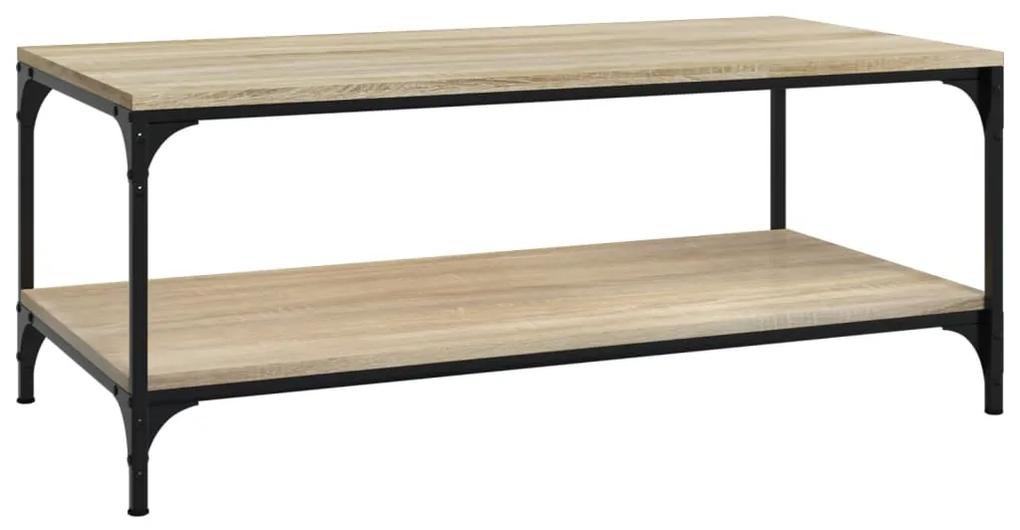 Tavolino da Salotto Rovere Sonoma 80x50x40 cm Legno Multistrato
