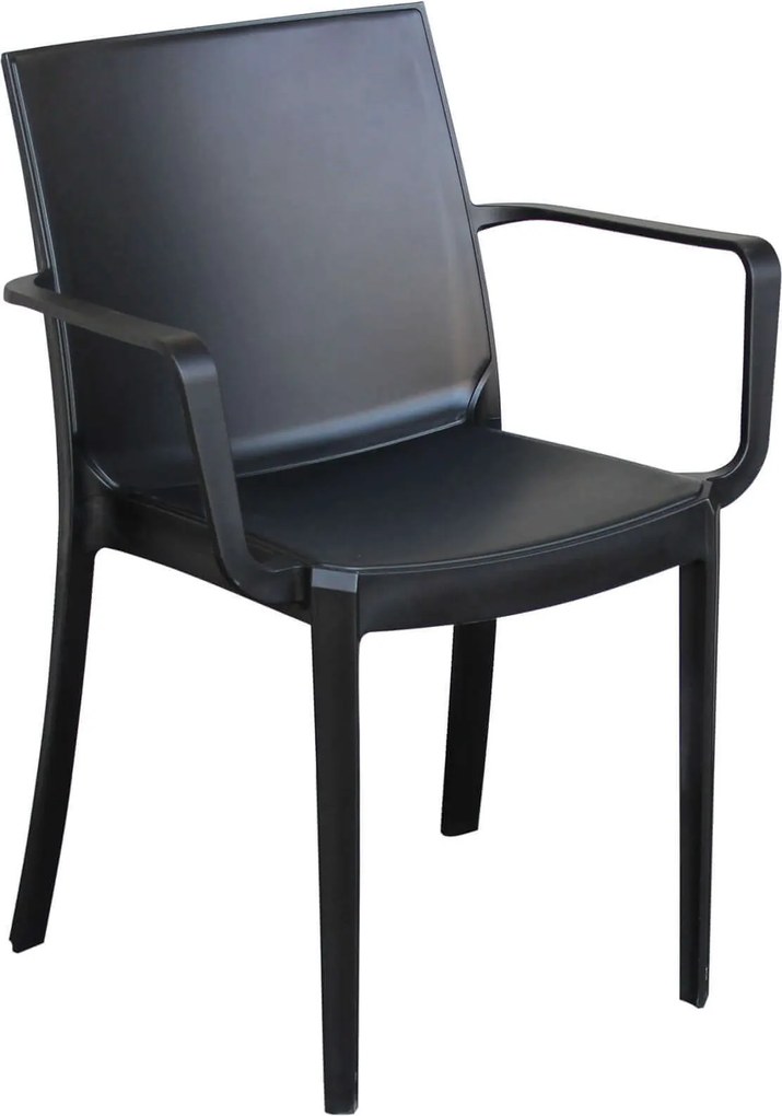 VICTORIA - poltrona in resina impilabile da esterno e interno