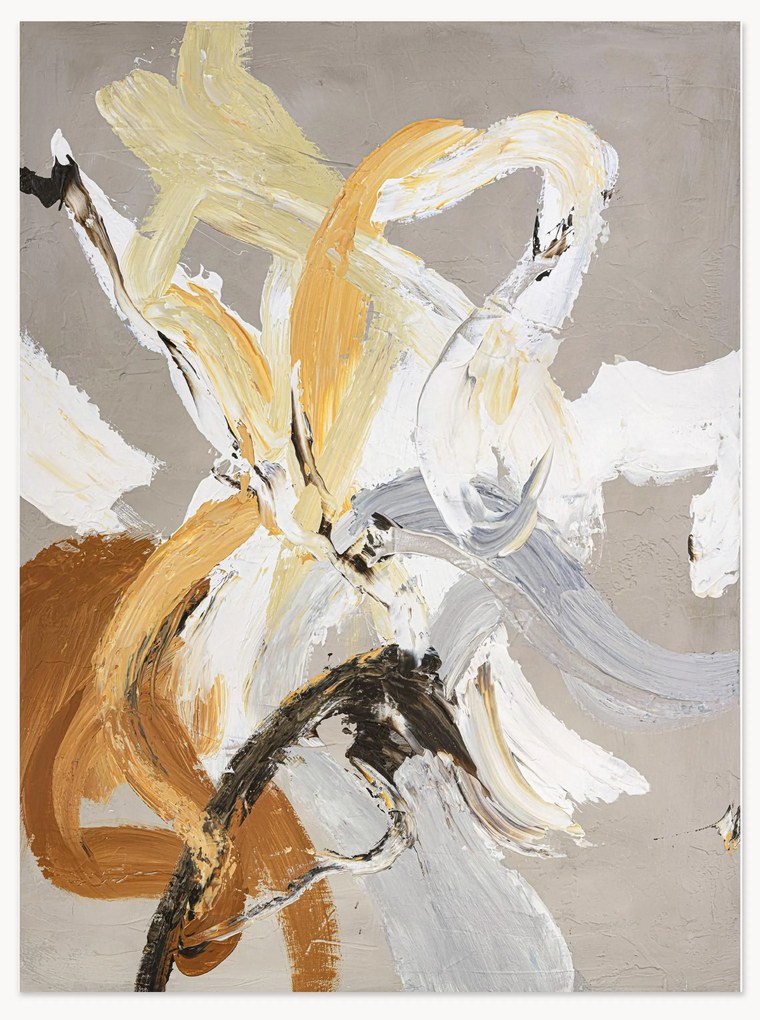 Quadro su tela dipinto a mano Go Ahead