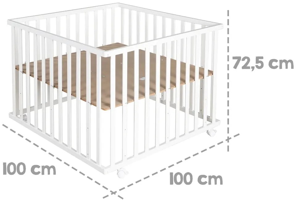 Box bianco 100x100 cm Little stars - Roba