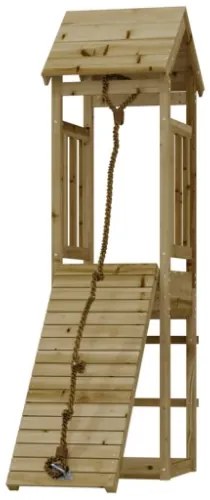 Casetta con Arrampicata in Legno di Pino Impregnato