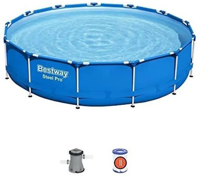 Piscina fuori terra tonda 396x84 h mod 5612e completa di pompa - Bestway