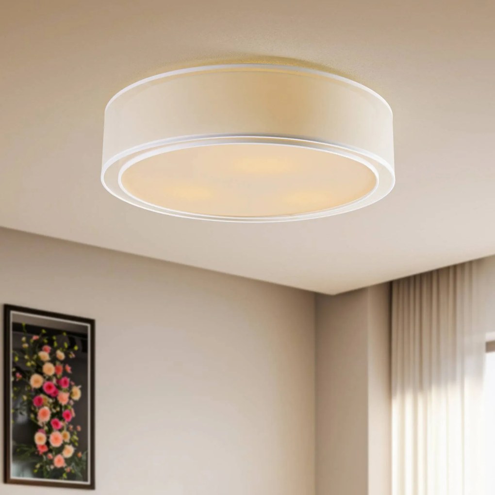 Nowodvorski Lighting Plafoniera Mist, bianco, Ø 56 cm