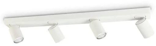 Lampada da soffitto rudy pl4 bianco