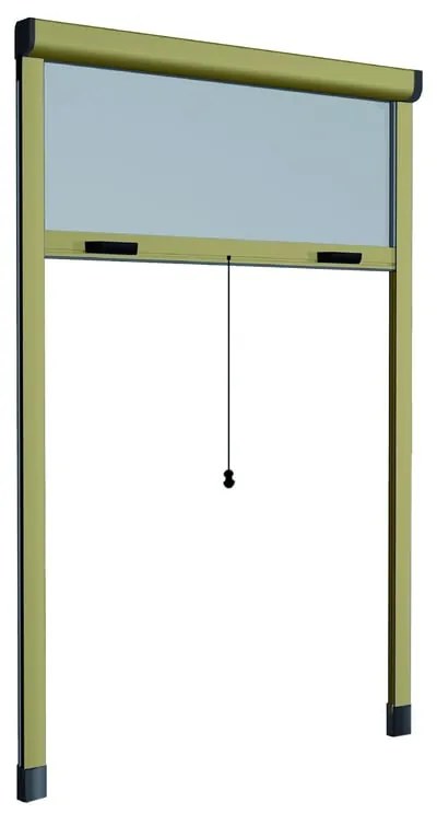 Zanzariera avvolgibile MEDAL Roto per portafinestra L 120 x H 250 cm bronzo