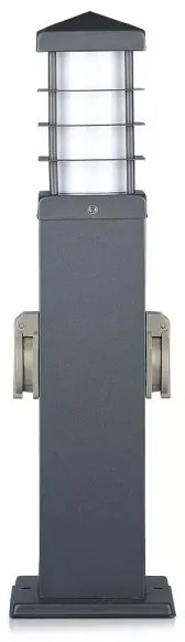 Lampada da esterno con prese 1xE27/13W/230V IP44