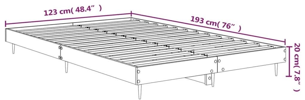 Giroletto Rovere Fumo 120x190 cm in Legno Multistrato