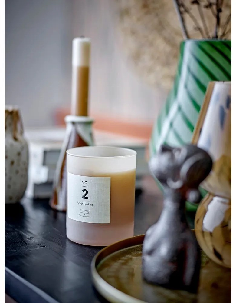 Candela profumata tempo di combustione 50 h No. 2 Green Gardenia - ILLUME x Bloomingville