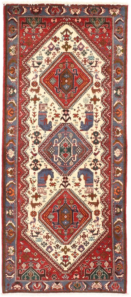 Gashghai Tappeto persiano 190 x 80 (Iran) Annodato A Mano