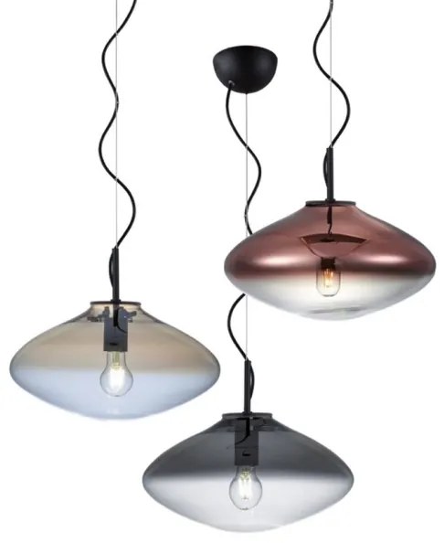 Redo 01-1619 - Lampadario a sospensione con filo ABSOLUTE 1xE27/42W/230V grigio