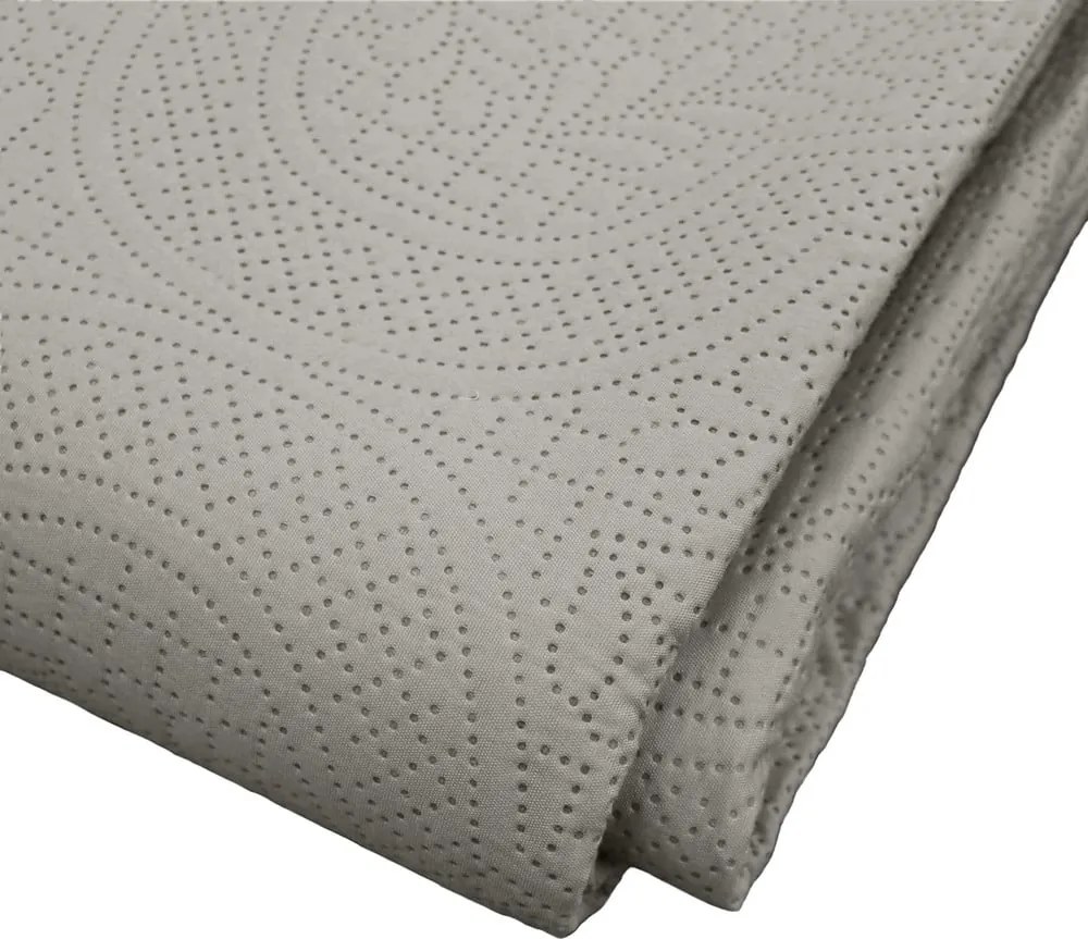 Set con copriletto e federa grigio in microfibra 240x260 cm Romane – douceur d'intérieur