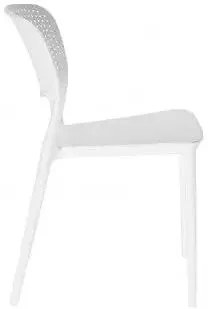 Sedia Mets - Sedia in Polipropilene Dimensioni: cm 56 x 46 x 80 h, Bianco