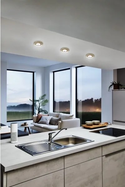 Eglo 75765 - SET 3x Lampada LED da incasso ZUJAR LED/3,4W/230V cromo