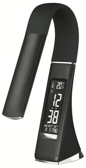 Lampada da tavolo dimmerabile a LED con display LED/10W/5V, nera