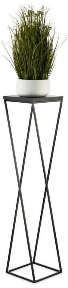 Portafiori LOFT 100x24 cm nero