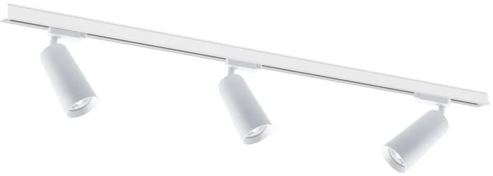 Faretto in rail system MICA 3xGU10/25W/230V bianco