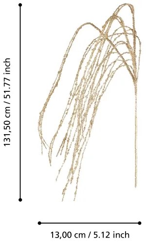 Eglo 428383 - Fiore artificiale MIADOL 131,5 cm oro