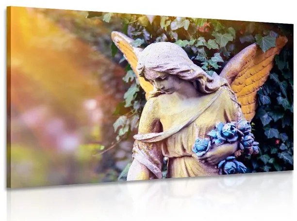 Quadro su tela – Statua di angelo