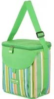 Borsa termica 9 L verde con tracolla