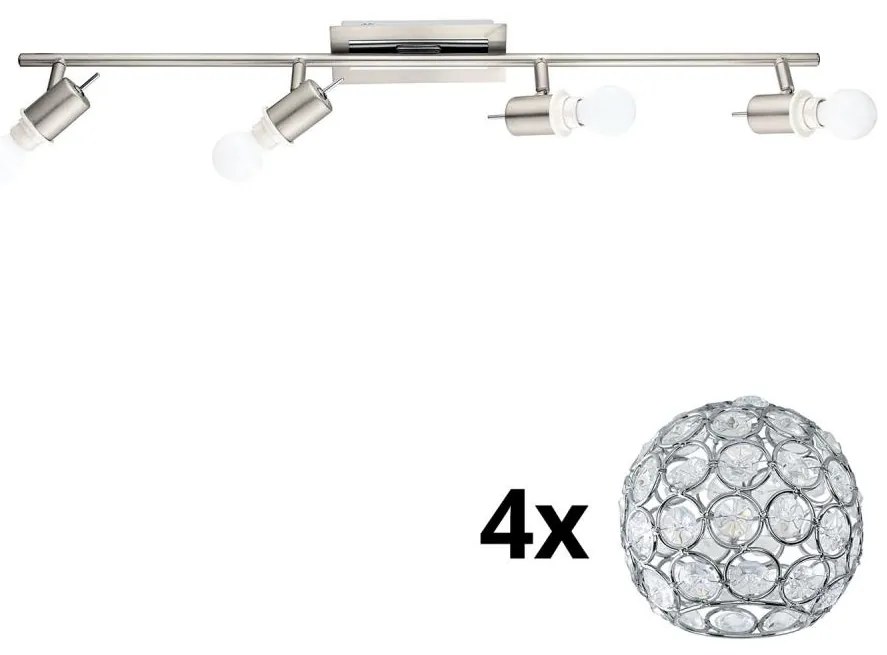 Eglo - Faretto LED MY CHOICE 4xE14/4W/230V cromo