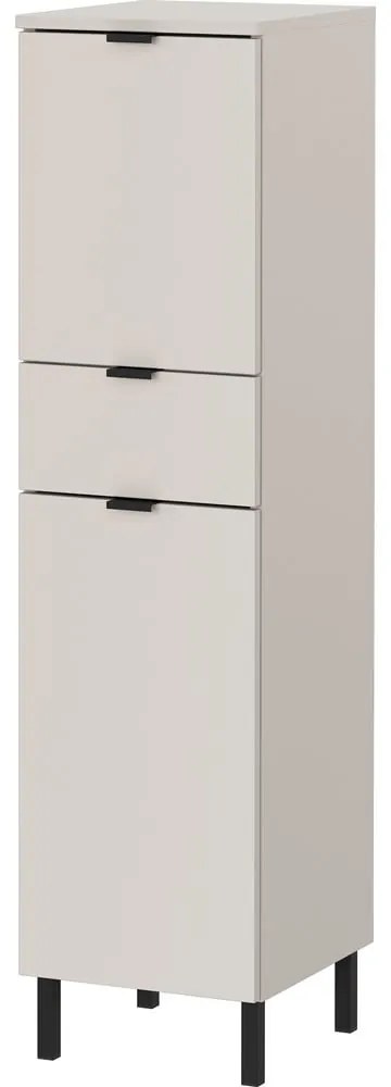 Mobile per bagno color crema alto e stretto 30x120 cm Arcena – Germania