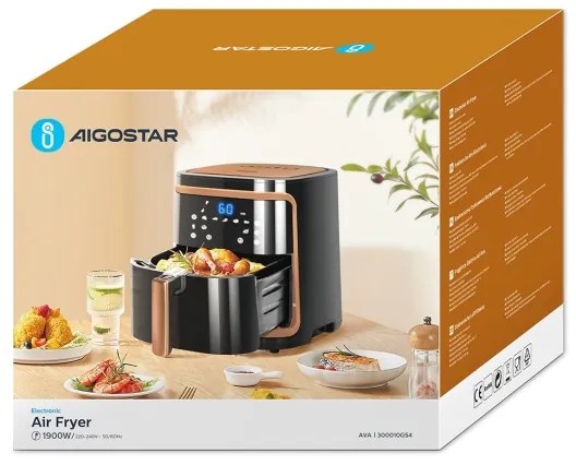 Aigostar - Friggitrice a d'aria 7l 1900W/230V