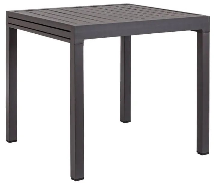 JERRI - tavolo da giardino in alluminio 90 X 90/180