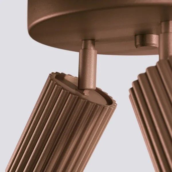 Brilagi - Faretto LED CRESTO 3xGU10/10W/230V marrone